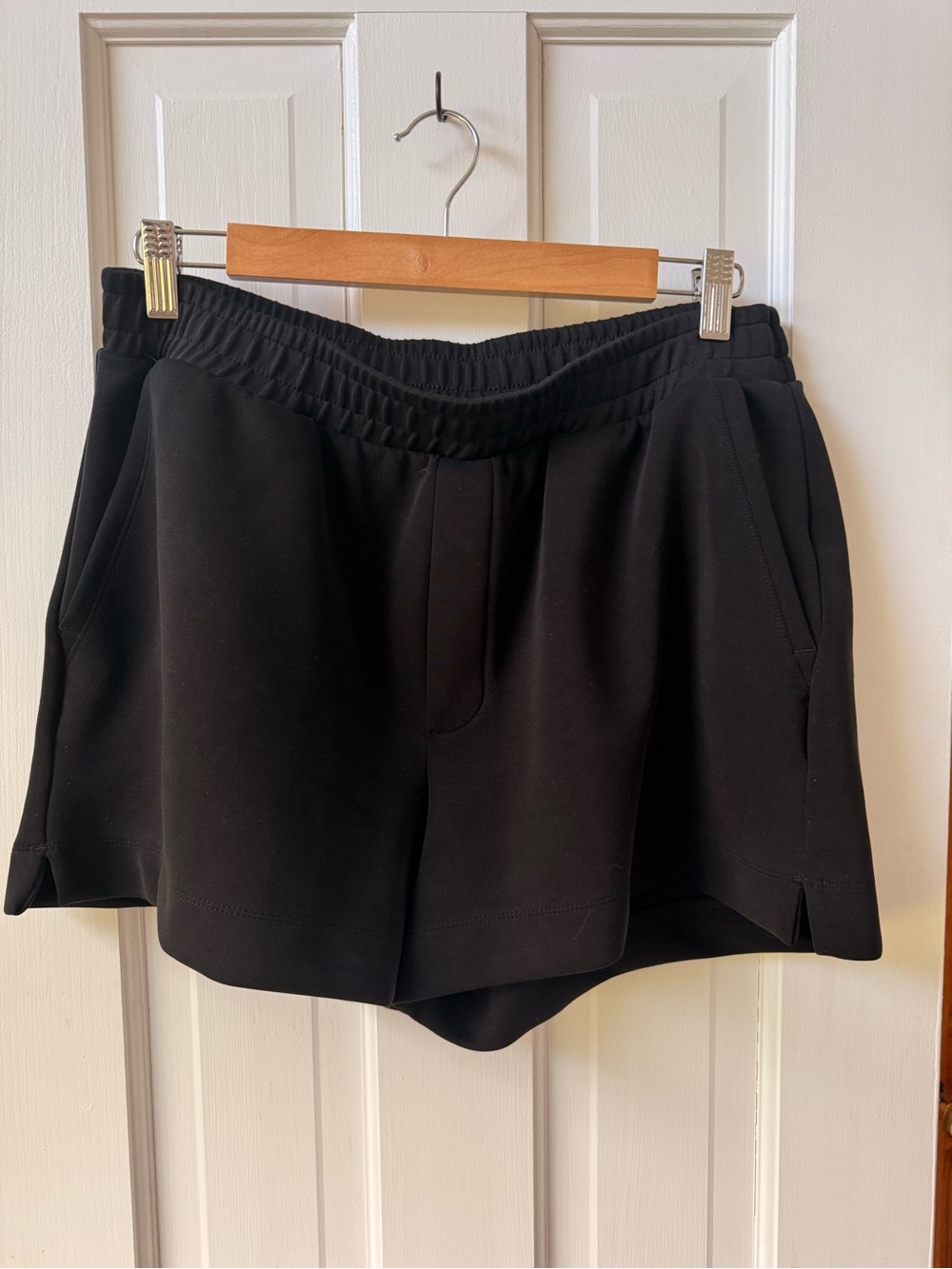 a new day Black Athletic Shorts with Elastic Waistband